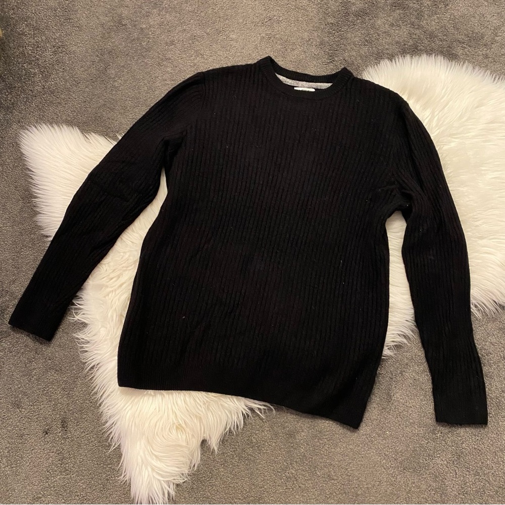 Jason Wu Black Crewneck Sweater
